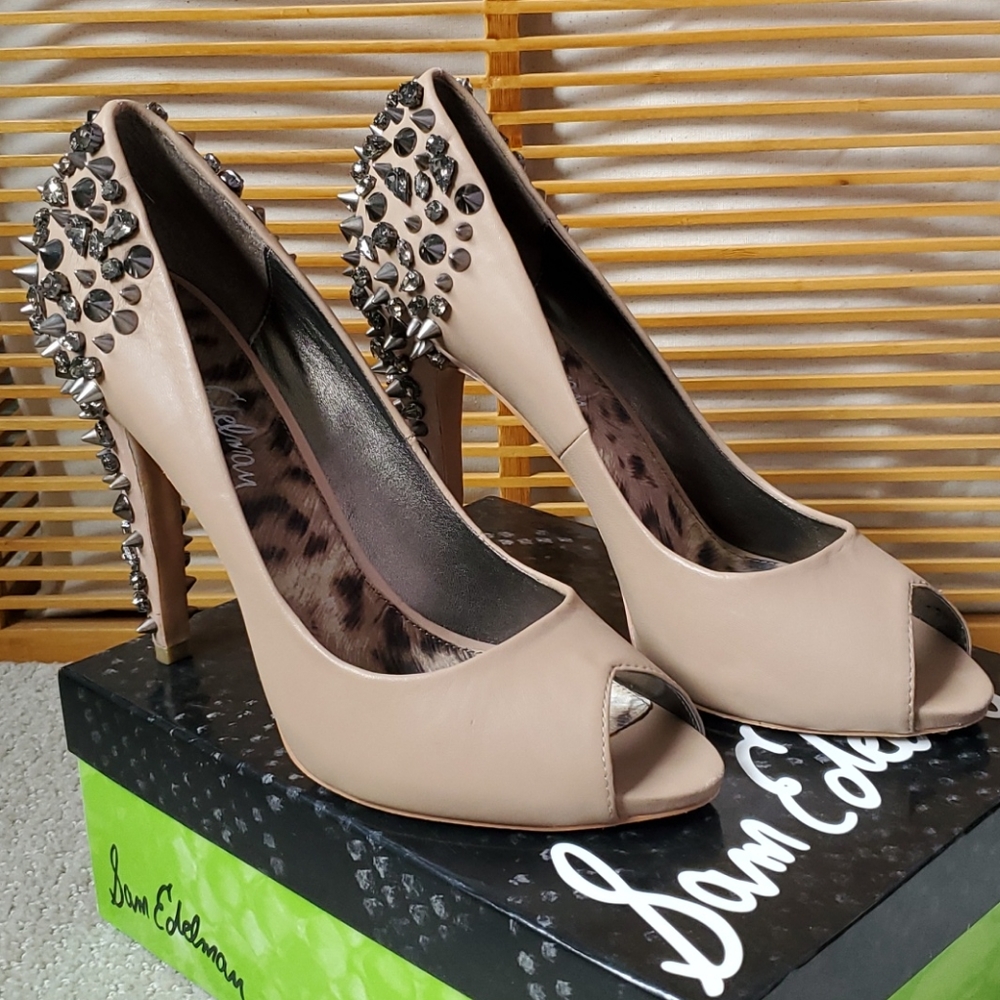 Sam Edelman Lorissa Nude 5" Heels size 11